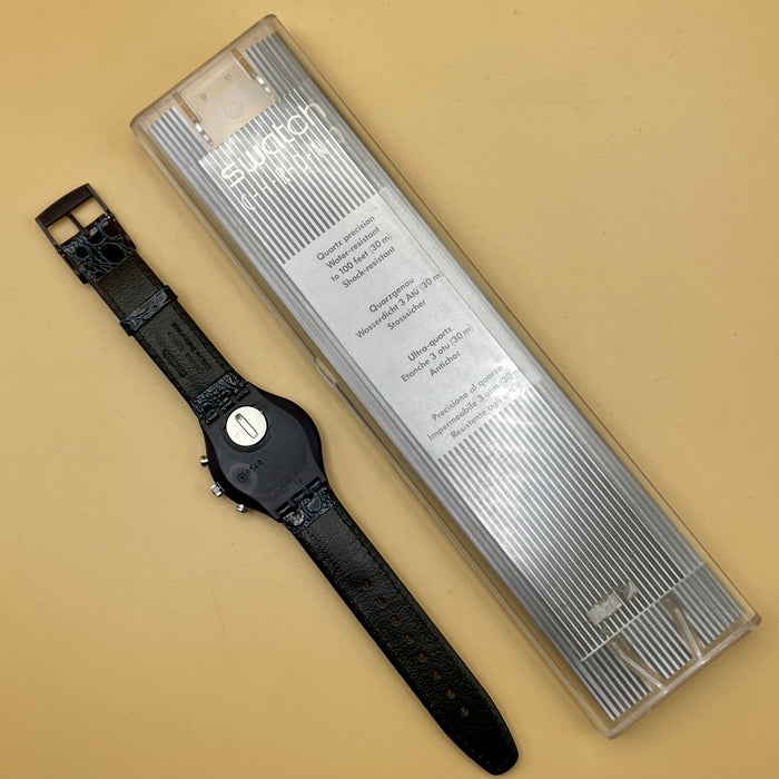 Swatch "Silver Star" SCN 102 orologio quarzo 37 mm Swiss 1990