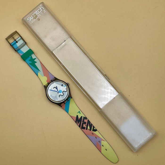 Swatch "Cosmesis" GM 103 orologio quarzo 34 mm Swiss 1990