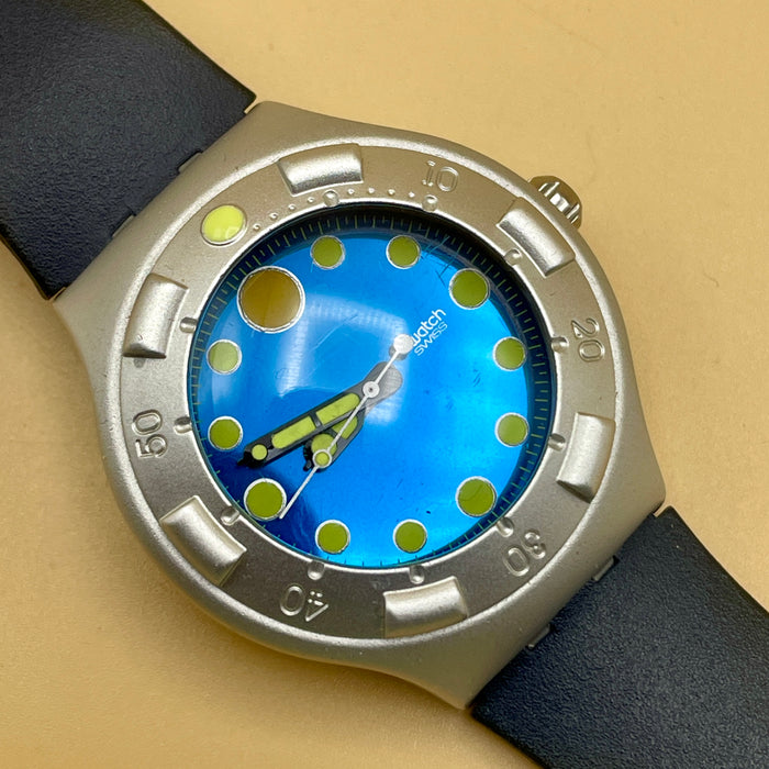 Swatch "Irony Scuba Hydrospace" YDS1006 orologio quarzo 44 mm Swiss 1998