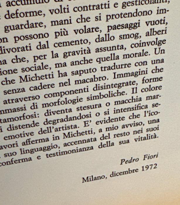 Giorgio Michetti - "L'aria" - litografia su carta num. 2/65 - 1973
