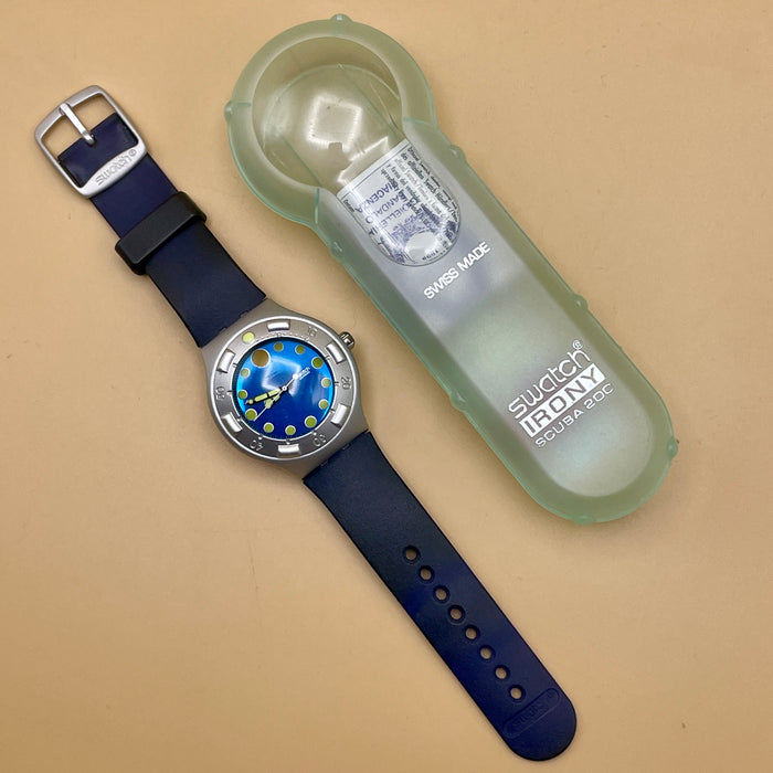 Swatch "Irony Scuba Hydrospace" YDS1006 orologio quarzo 44 mm Swiss 1998