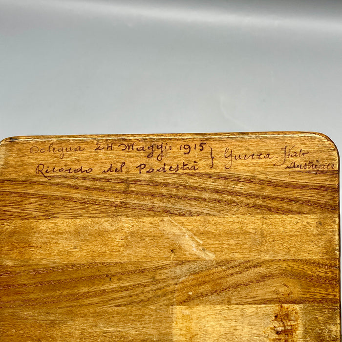 Aug. Zeiss & Co. cartellina con pinza fermacarte pubblicitaria d'epoca inizio XX sec.