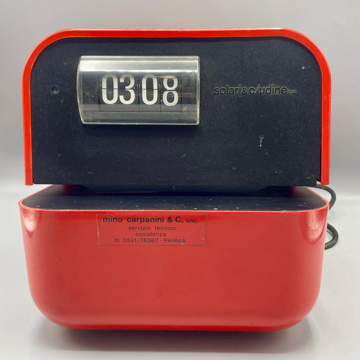 Solari Tempor timbracartellini design vintage 1970 ca