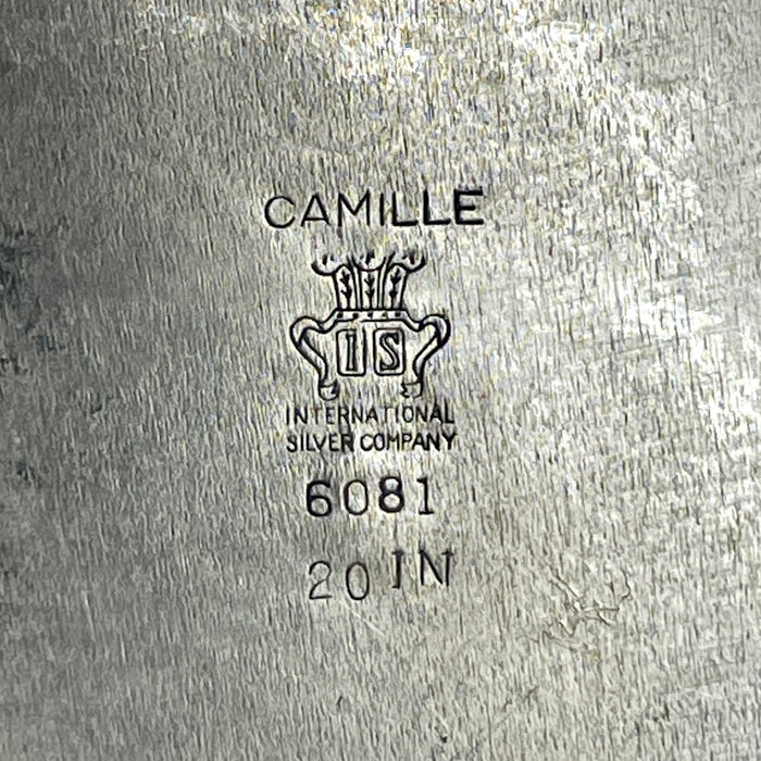 Vassoio New York Hotel Association placcato argento Camille 1947