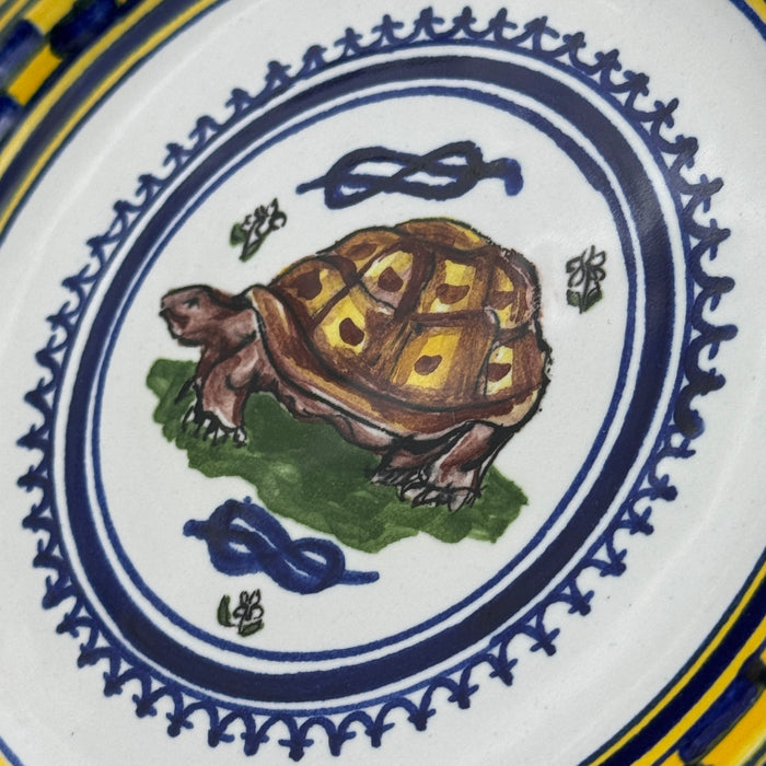 Piatto Contrada Tartuca Santa Lucia Dino Rofi Siena 1940 ca