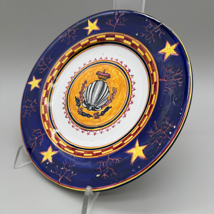 Piatto Nobile Contrada del Nicchio Santa Lucia Dino Rofi Siena 1940 ca