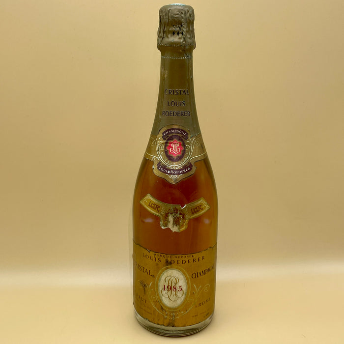 Cristal Roederer bottiglia champagne sigillata 1985