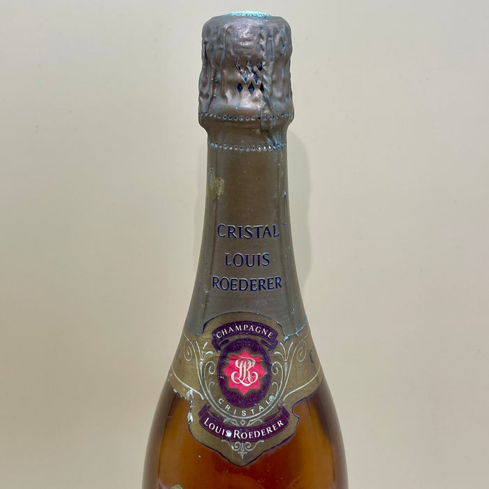 Cristal Roederer bottiglia champagne sigillata 1985