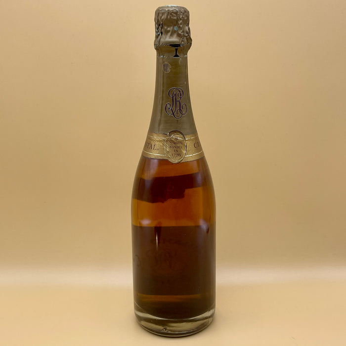 Cristal Roederer bottiglia champagne sigillata 1985