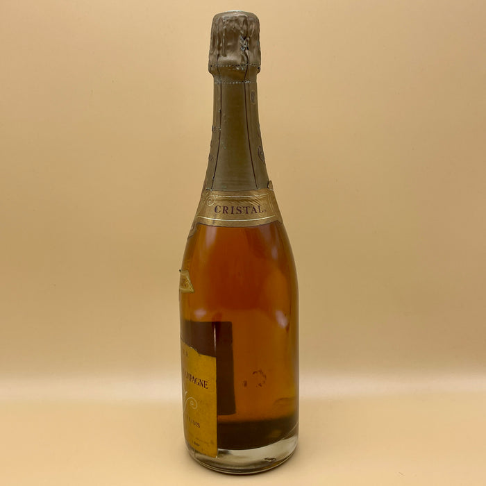 Cristal Roederer bottiglia champagne sigillata 1985
