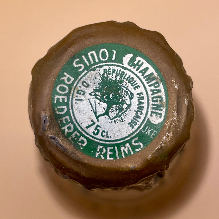 Cristal Roederer bottiglia champagne sigillata 1985