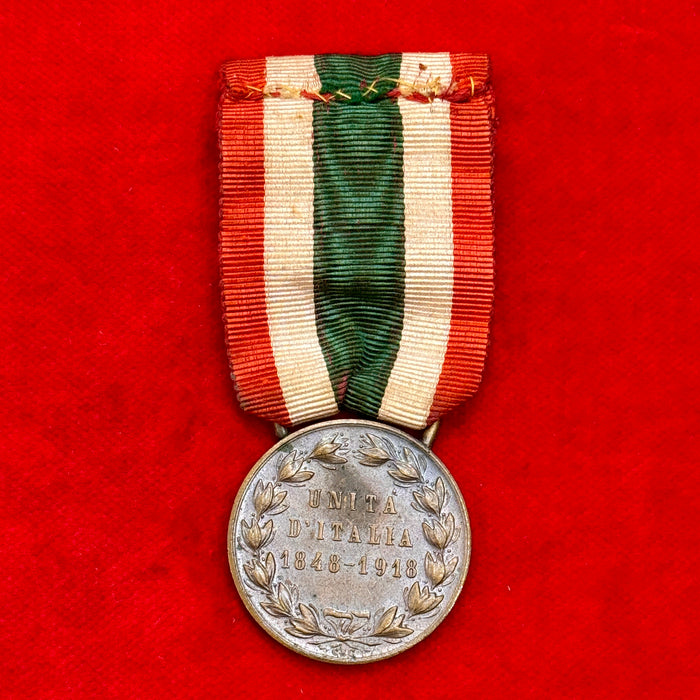 Medaglia Unità d'Italia V.E.III 1848 1918