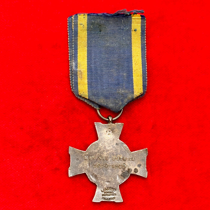 Lotto medaglie del cannoniere Senese O.M. Regia Marina WWI 1918