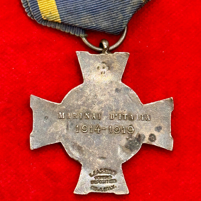 Lotto medaglie del cannoniere Senese O.M. Regia Marina WWI 1918
