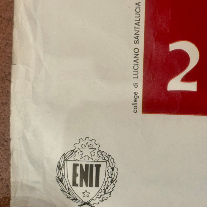 Manifesto ENIT Palio di Siena Azienda Autonoma Turismo Grafiche Meini 1960 ca