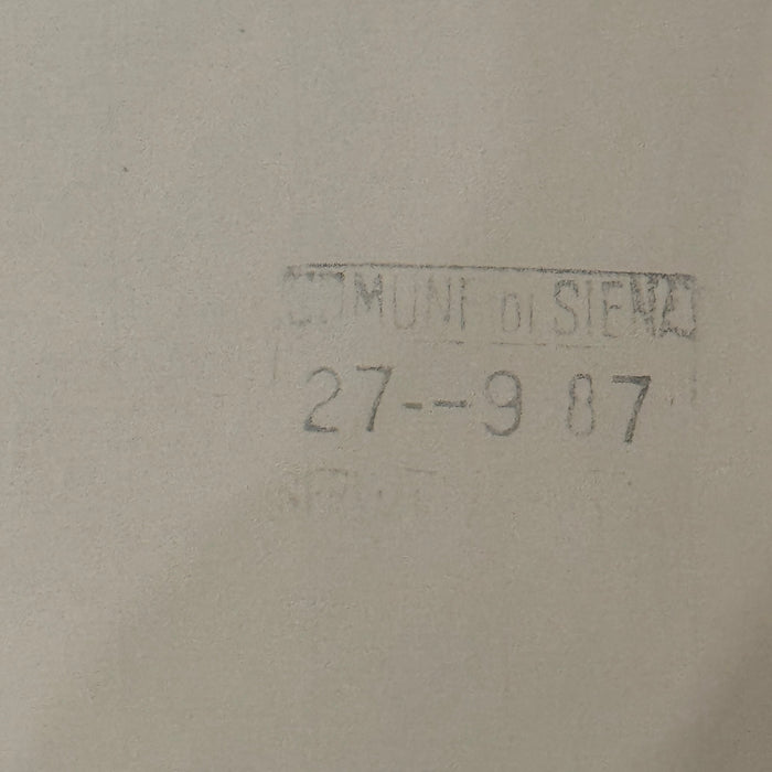 Manifesto Siena Palio alla Lunga Contrada Selva ufficiale Al.Sa.Ba. 1987