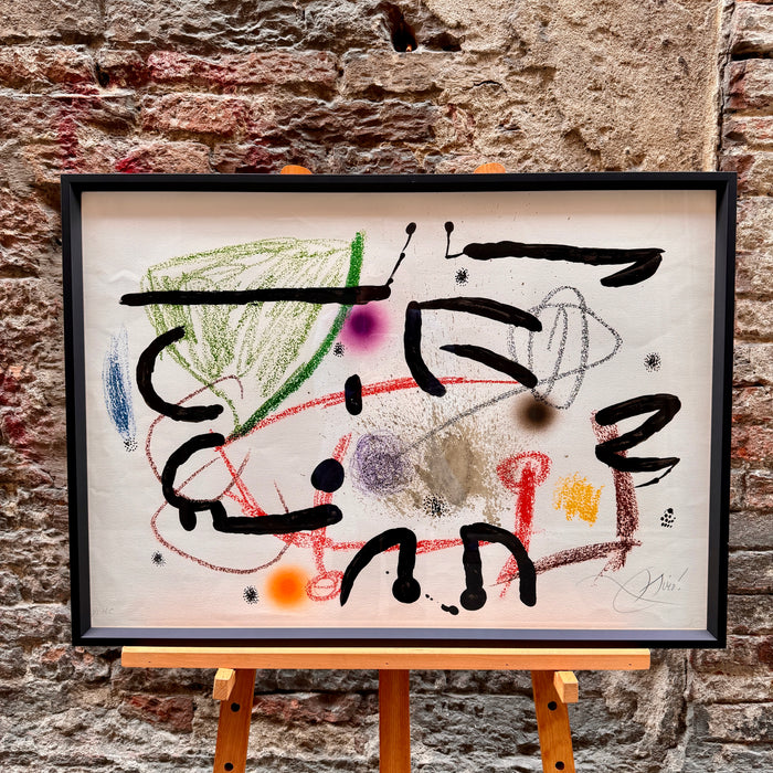 Joan Mirò – “Maravillas con Variaciones Acrósticas en El Jardín de Miró” – litografia su carta 3/5 H.C. - 1975