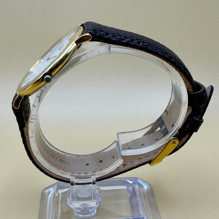 Longines Les Grandes Classiques orologio quarzo cassa dorata 34 mm Swiss 1990 ca