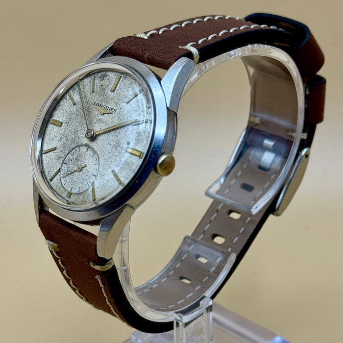 Longines 12.68z ref. 6666 orologio meccanico cassa acciaio 34,5 mm Swiss 1960