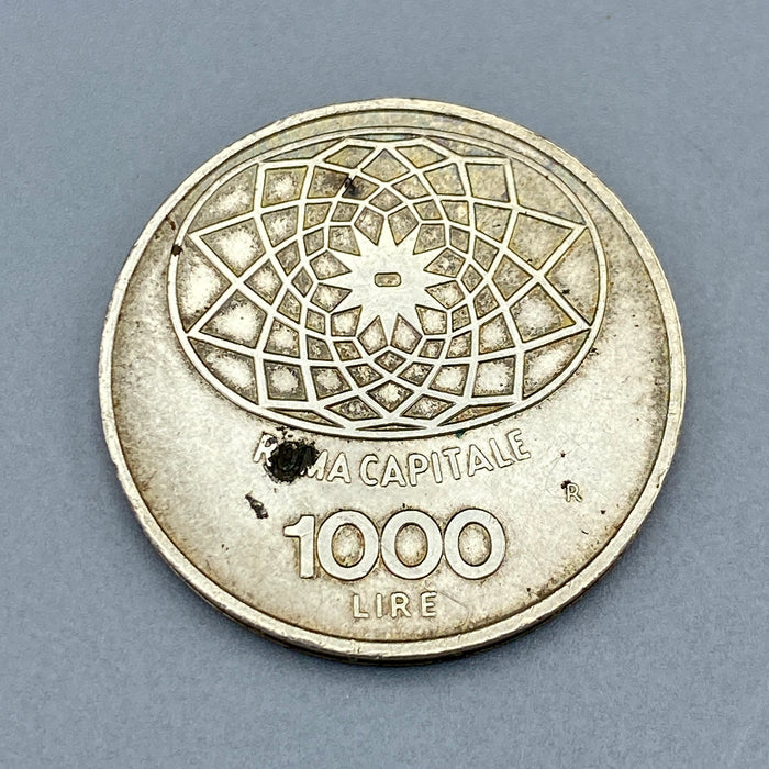 Moneta 1000 Lire argento Concordia Roma Capitale argento 1970