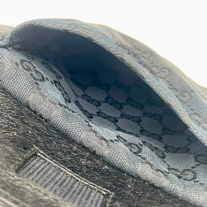 Marsupio Gucci monogram uomo unisex nero tela pelle 2020 ca