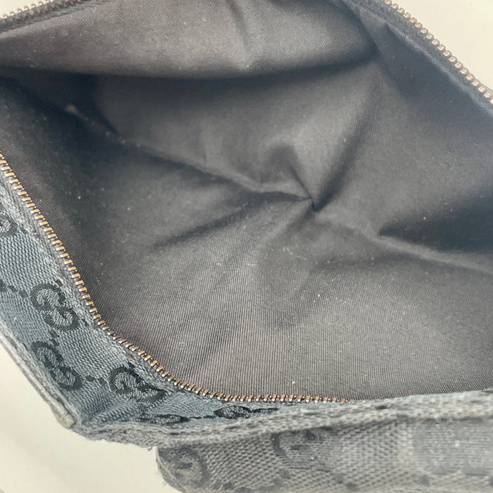Marsupio Gucci monogram uomo unisex nero tela pelle 2020 ca