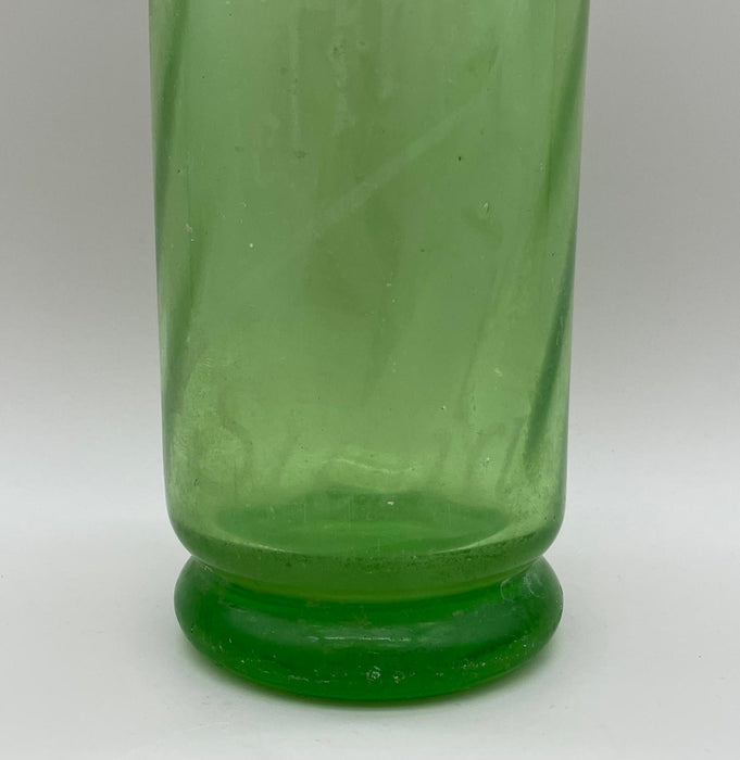 Industria del Freddo Siena seltz sifone vetro verde 1900 ca