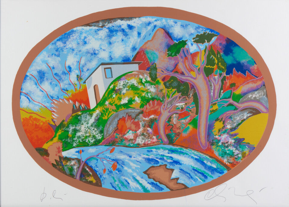 Luca Alinari – “Paesaggio” – serigrafia su carta p.a. - 1999