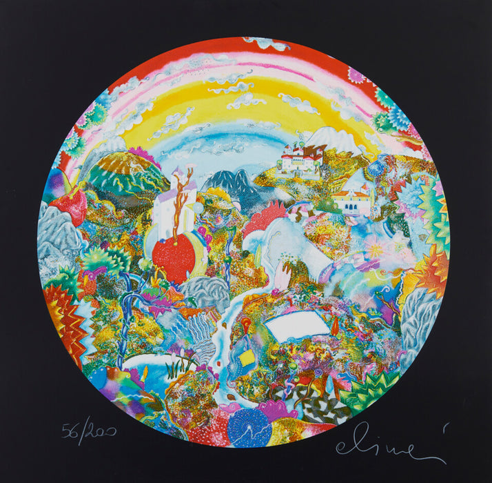 Luca Alinari – “L'altro io del suo io” – serigrafia polimaterica su cartone 56/200 - 2003