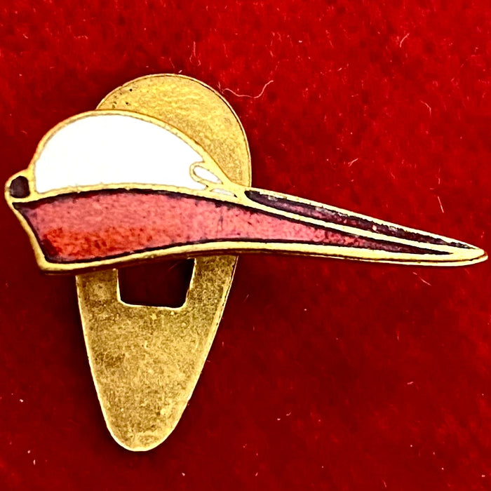 Distintivo Feluca Università rossa Medicina Goliardi Picchiani Barlacchi Firenze 1930 ca