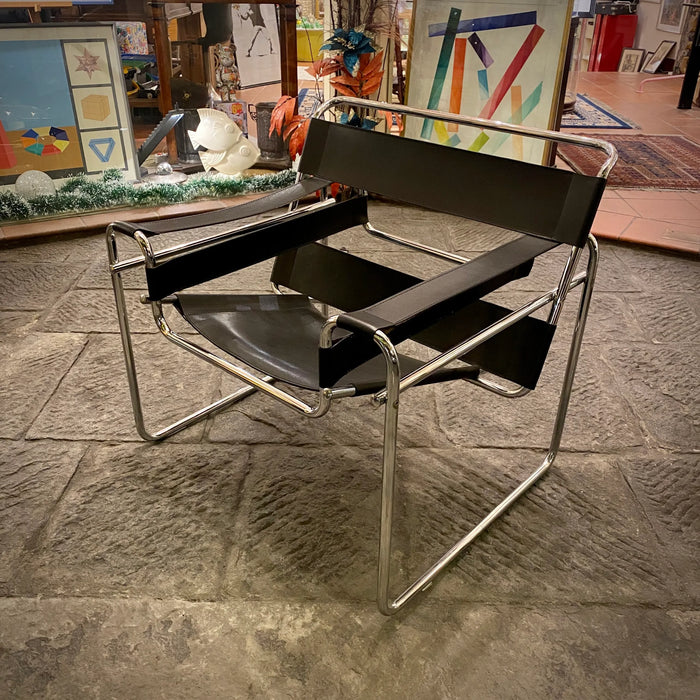 Poltrona B3 design Marcel Breuer “Wassily” Italia 1980 ca