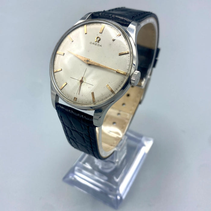 Omega jumbo cal. 267 orologio meccanico acciaio 36mm Swiss 1959