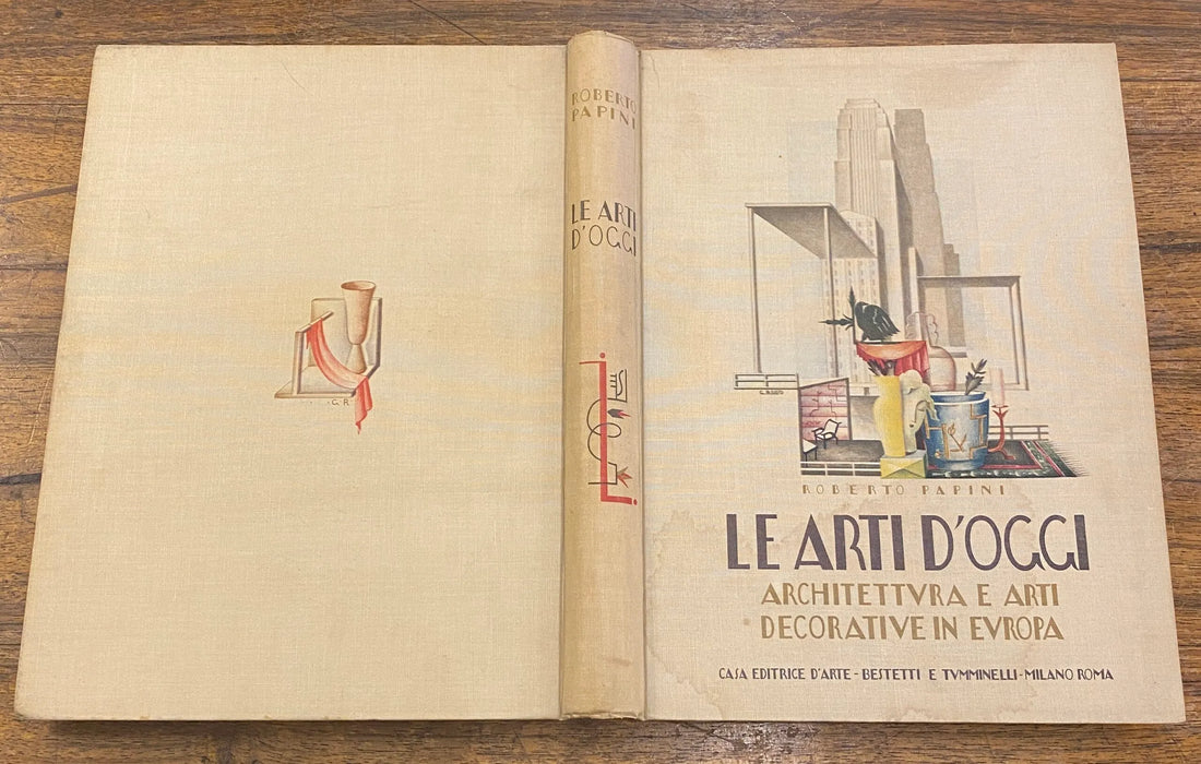 Libro “Le arti d’oggi” di Roberto Papini edito da Bestetti Tumminelli Milano Roma 1930