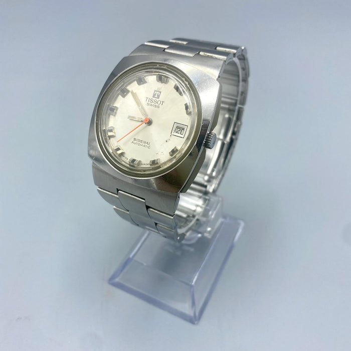 Tissot Sideral orologio automatico acciaio 37 mm Swiss 1970 ca