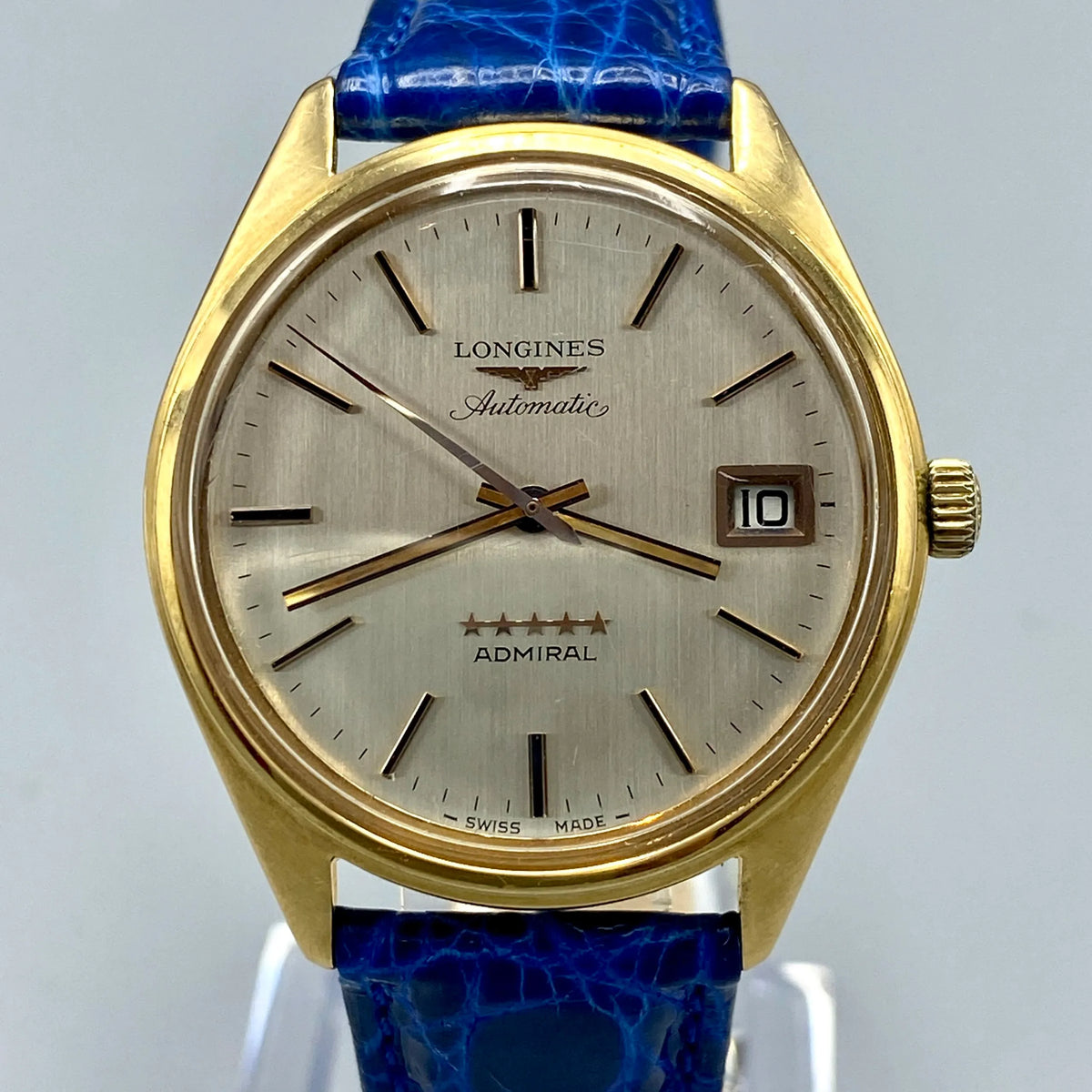 Longines Admiral 5 stelle orologio automatico swiss made datario cassa Galleria Novecento