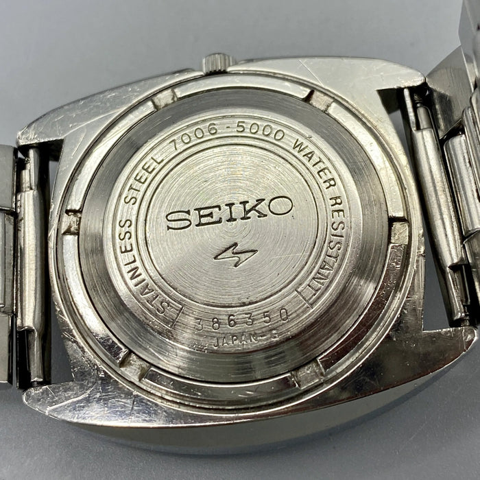 Seiko 7006-5000 orologio automatico acciaio 38mm Japan 1970 ca