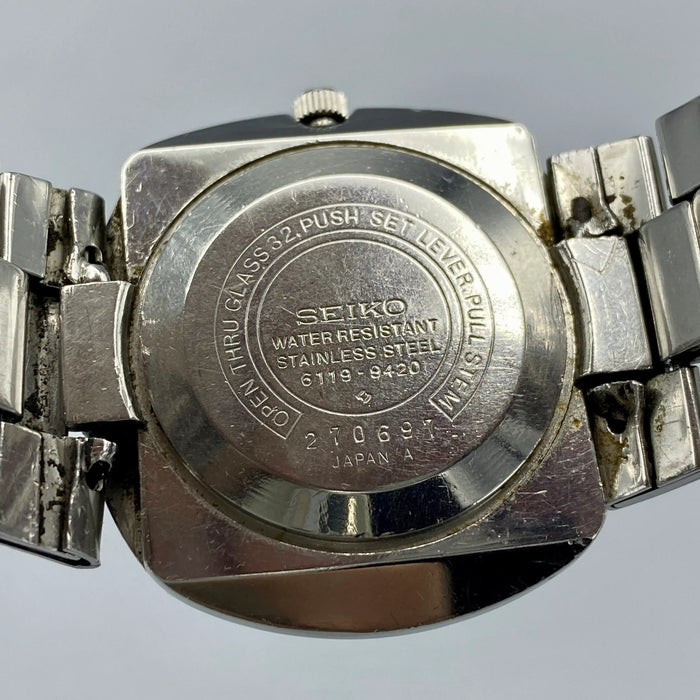 Seiko Diamatic 6119-9420 orologio automatico acciaio 39mm Japan 1970 ca