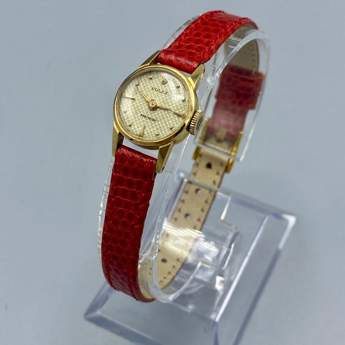 Rolex Precision ref. 8648 orologio meccanico oro 16mm Swiss 1950 ca