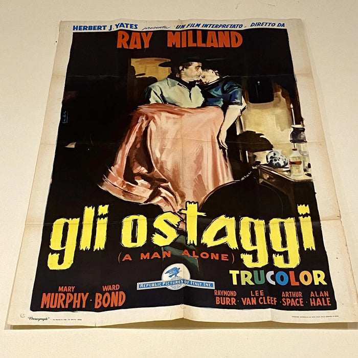 Manifesto “Gli Ostaggi” 1955 2F Ray Milland