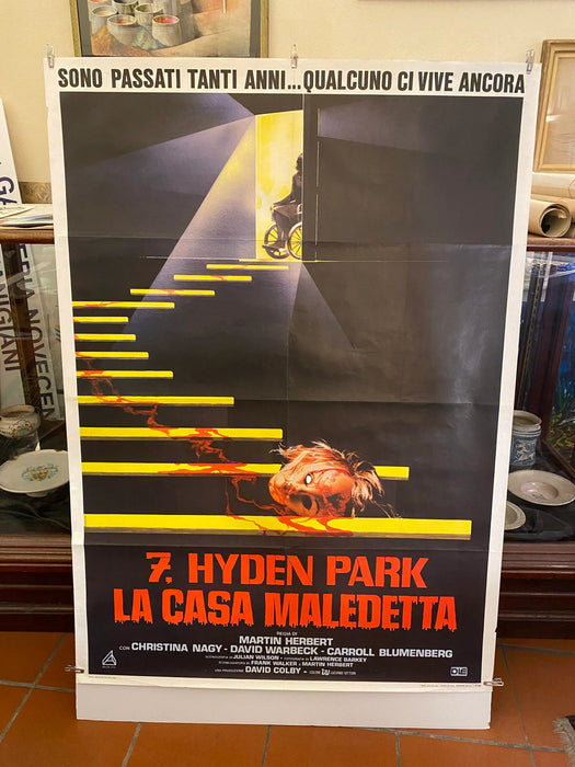 Manifesto “7 Hyden Park La Casa Maledetta” 2F Martin Herbert 1985