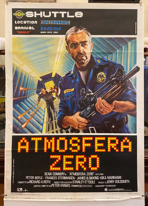 Manifesto “Atmosfera zero” Sean Connery 1981