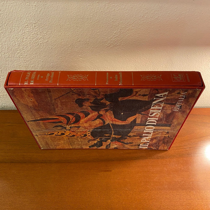 Libro “Il Palio di Siena” + copertina ed. Editalia A.Pecchioli presentazione I.Montanelli 1974
