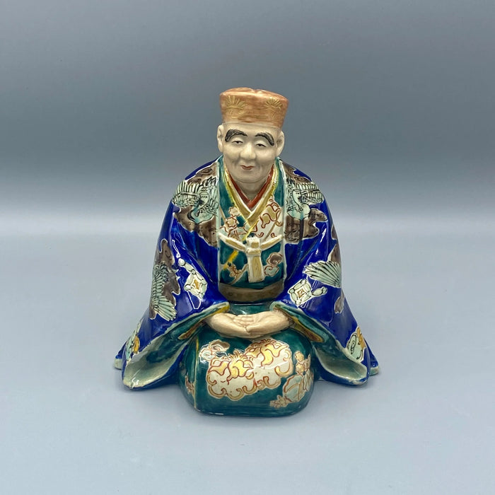 Statua Kutani saggio in porcellana Giappone Meiji fine XIX sec