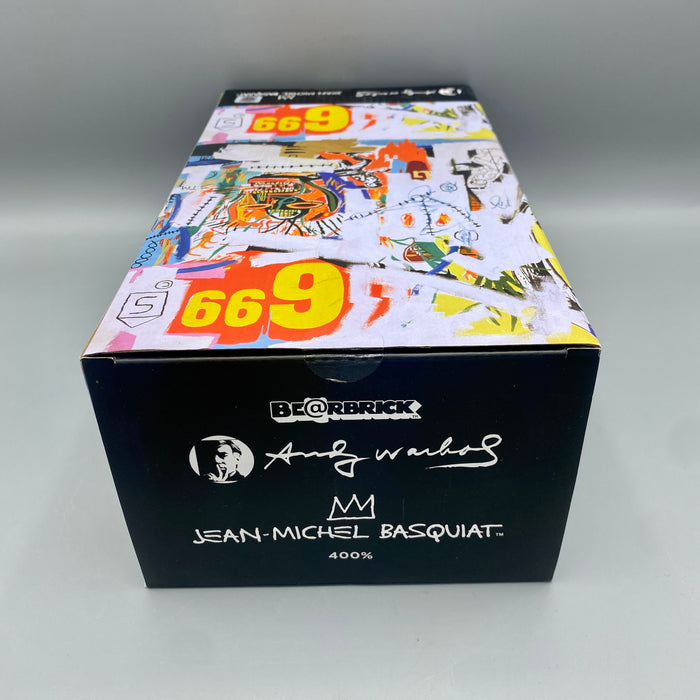 Bearbrick Warhol x Basquiat 400% Medicom Toy 2022