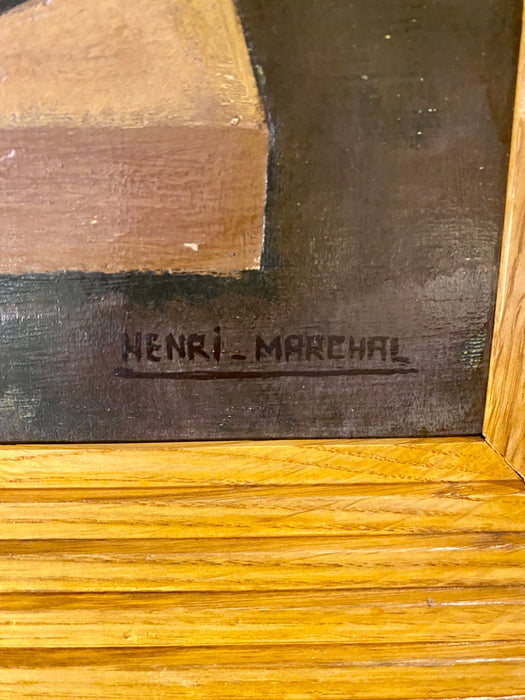 Henri Marchal - "Natura morta (attr.)" - olio su compensato - 1929
