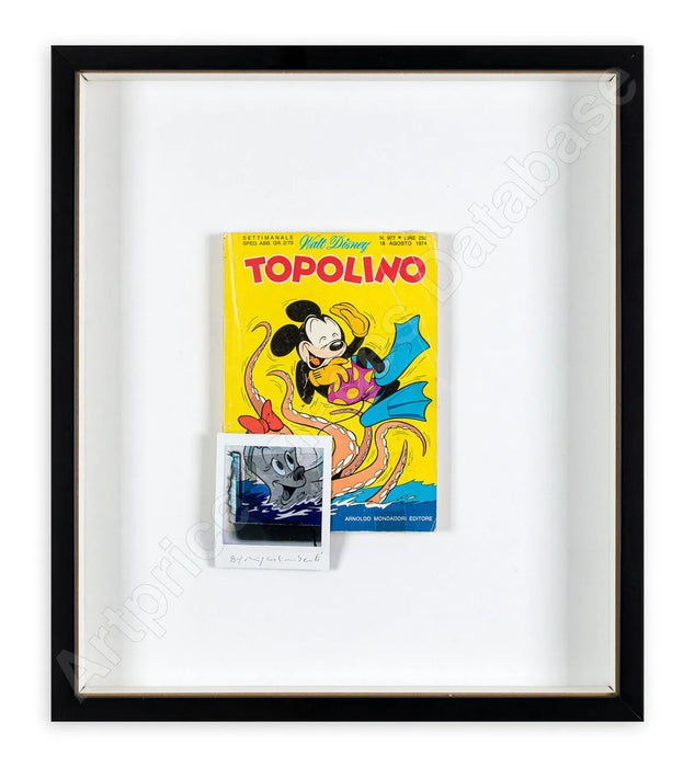 Maurizio Galimberti – “Topolino” – polaroid su fumetto – 2010 ca