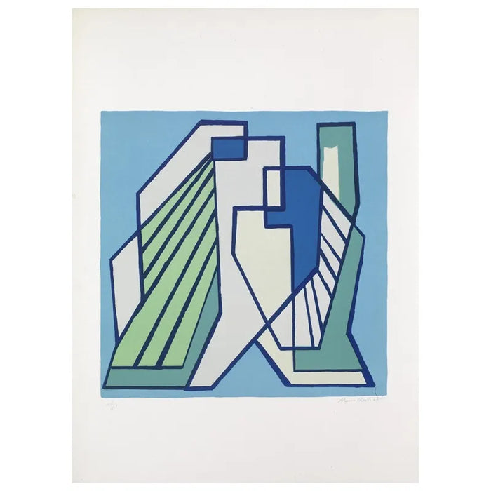 Mario Radice – “Composizione” – litografia su carta 108/125 – 1970 ca